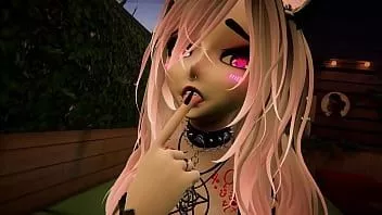 再生 Vrchatにいる間、私のバルコニーでドキドキ